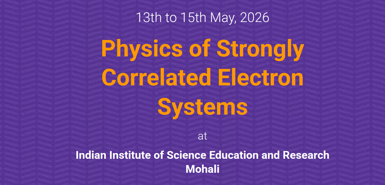 IISER Mohali Hosts PSCES 2026 